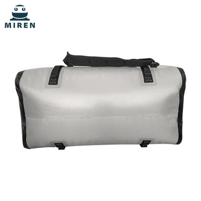 Wasserabweisender Packsack, Seesack, 70 Liter, hellgraues TPU-Material