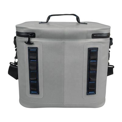 Leichte, tragbare 20-Liter-Kühltasche in hellgrauer Farbe für Grillcamping