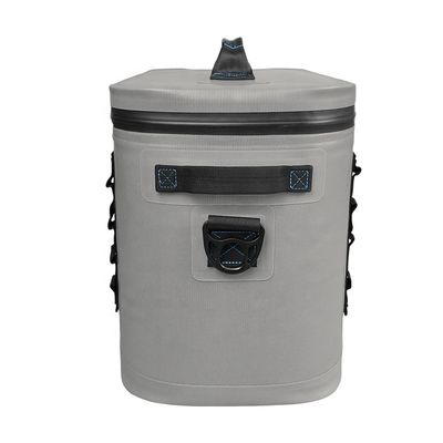Leichte, tragbare 20-Liter-Kühltasche in hellgrauer Farbe für Grillcamping