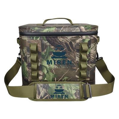Tarnfarbene 20-Liter-Kühltasche, langlebig, quadratische Form, wasserdicht
