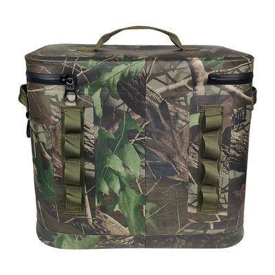 Tarnfarbene 20-Liter-Kühltasche, langlebig, quadratische Form, wasserdicht