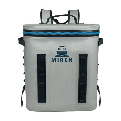 Hellgrauer Thermo-Kühlrucksack, wasserabweisend, vielseitig einsetzbar