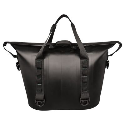 Wiederverwendbare schwarze, weiche Kühltasche, auslaufsichere Kühltasche für Strandcamping