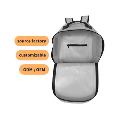 Leichter wasserdichter Wanderrucksack 25L hellgraue Farbe für Camping