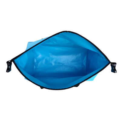 Tragbarer wasserdichter, blauer PVC-Trockenbeutel, leicht, 35 l Fassungsvermögen